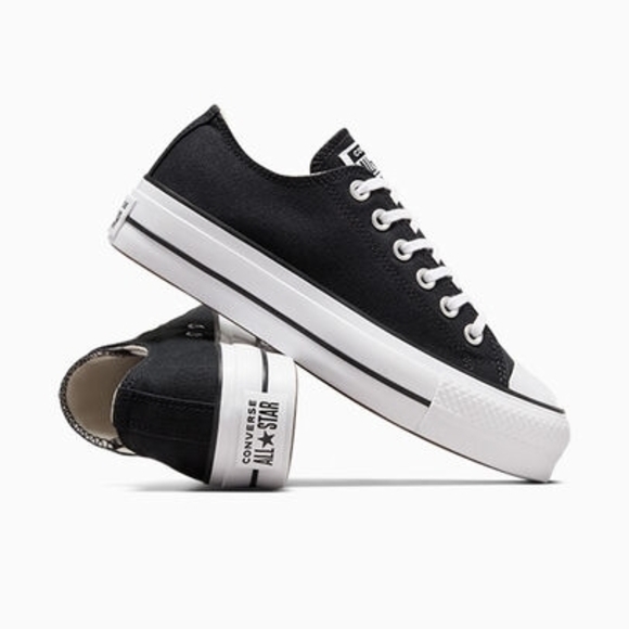 Converse Women's Black Low-Top Sneakers - Picture 4 of 14